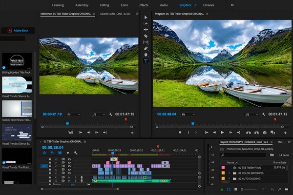 Giới thiệu phần mềm Adobe Premiere Pro CC 2018