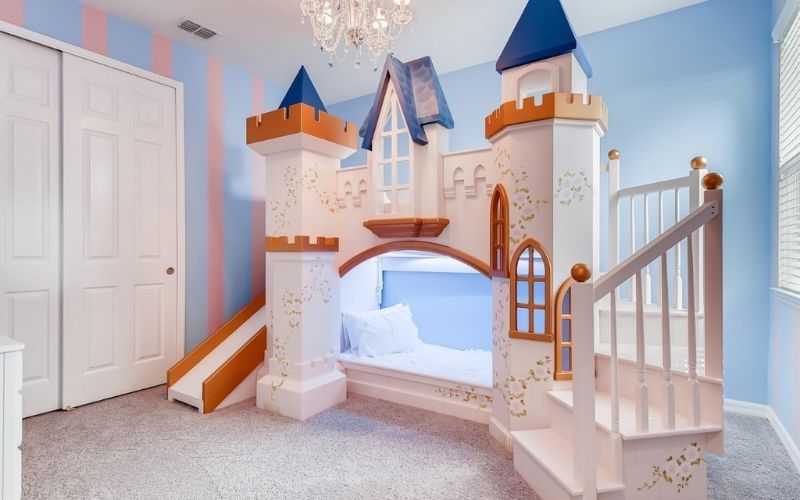 giường lâu đài thần tiên
