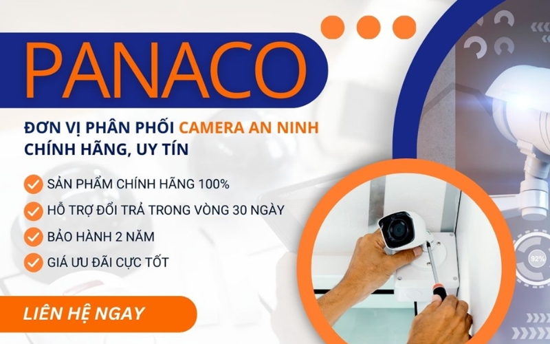 Công ty phân phối và lắp đặt camera an ninh PANACO