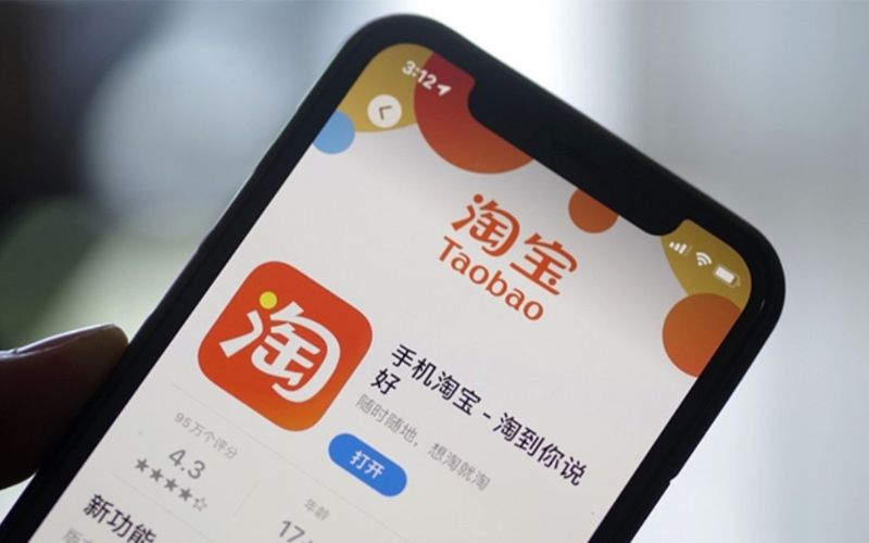 đăng nhập vào app taobao