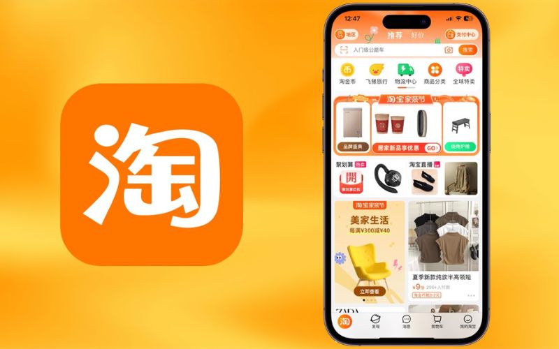 nhập hàng qua app taobao