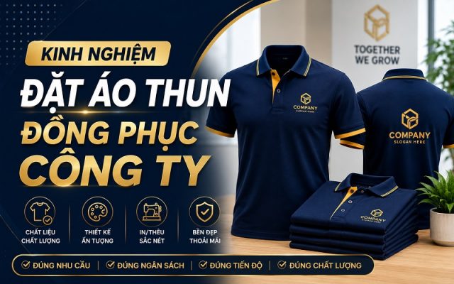 kinh nghiệm đặt áo thun đồng phục công ty